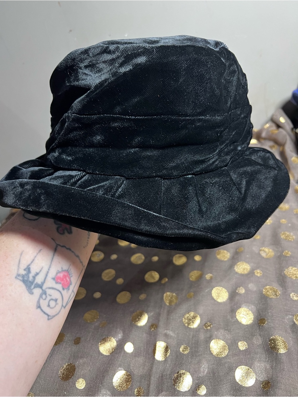 Rare Vintage 1920-1940 union made Lane Bryant velvet hat